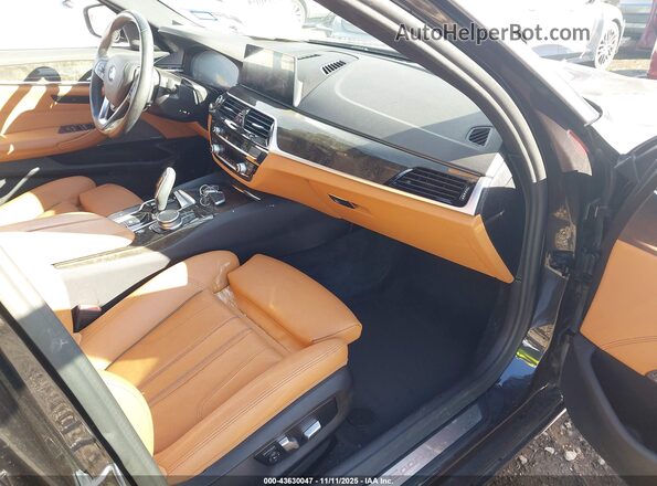WBAJR7C04LWW66825 2020 BMW 5 SERIES Brown Սալոնի դիմացի տեսք