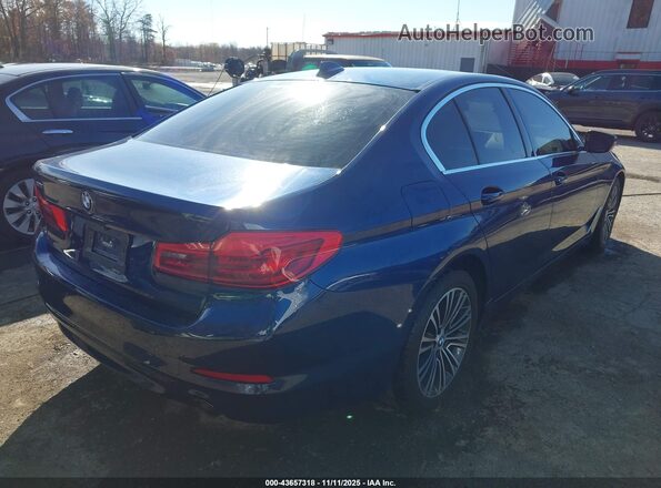 WBAJR7C05LCD70166 2020 BMW 5 SERIES Blue Հետևի աջ