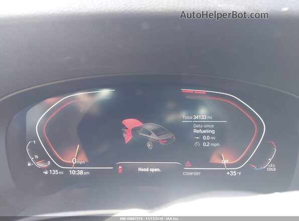 WBAJR7C05LCD70166 2020 BMW 5 SERIES Blue Հետևի նստատեղերի տեսք