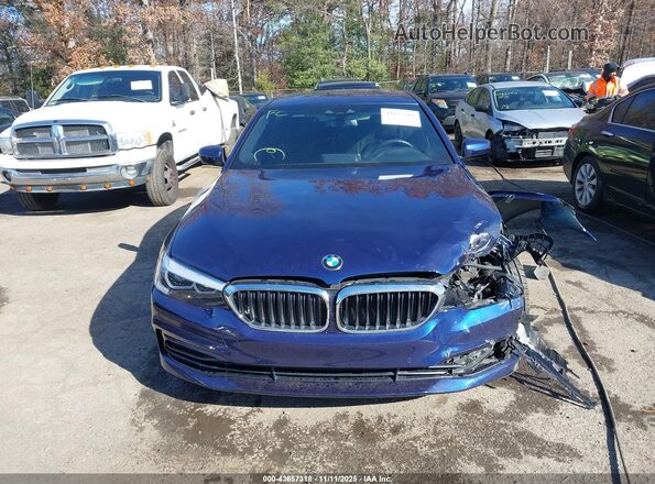 WBAJR7C05LCD70166 2020 BMW 5 SERIES Blue Սարքավորումների վահանակի տեսք