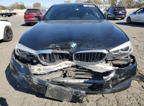 WBAJR7C05LWW65182 2020 BMW 5 SERIES Черный Вид спереди