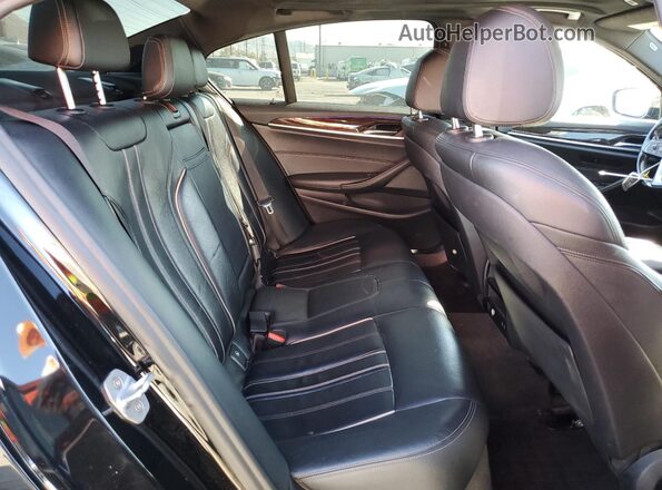 WBAJR7C05LWW65182 2020 BMW 5 SERIES Черный Вид задних сидений