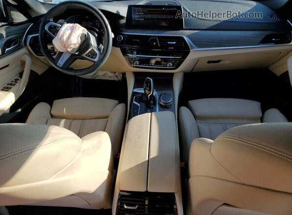 WBAJS1C05LWW84848 2020 BMW 5 SERIES White Dashboard view