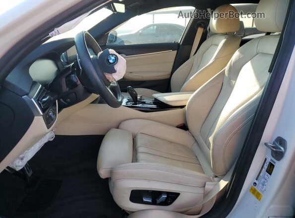 WBAJS1C05LWW84848 2020 BMW 5 SERIES White Front interior view