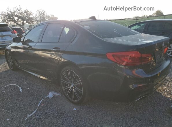 WBAJS1C0XLCE37605 2020 BMW 5 SERIES Black Հետևի ձախ