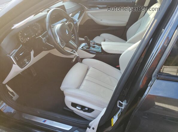 WBAJS1C0XLCE37605 2020 BMW 5 SERIES Black Սալոնի դիմացի տեսք