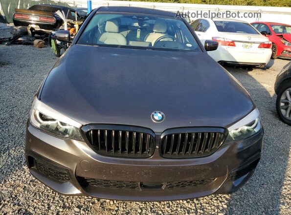 WBAJS1C0XLCE37605 2020 BMW 5 SERIES Black Դիմացի տեսք