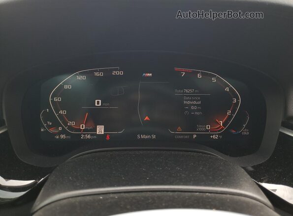 WBAJS3C08LCD08791 2020 BMW 5 SERIES Серый Вид щитка приборов