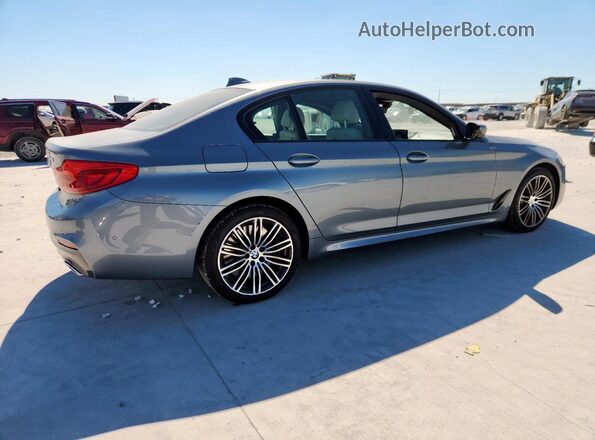 WBAJS3C0XLWW83898 2020 BMW 5 SERIES Gray Rear right