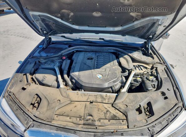 WBAJS3C0XLWW83898 2020 BMW 5 SERIES Gray Rear interior view