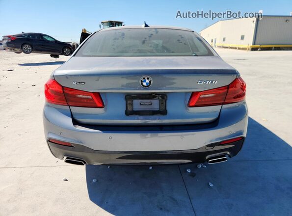 WBAJS3C0XLWW83898 2020 BMW 5 SERIES Gray Rear view