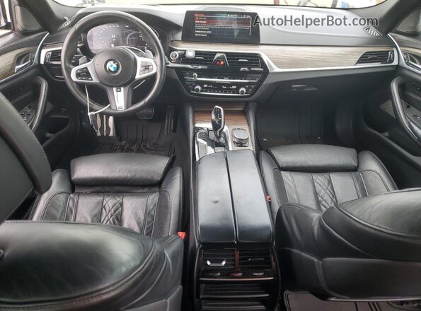 WBAJS7C00LCD18805 2020 BMW M5 White Вид панелі приладів