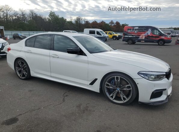 WBAJS7C00LCD18805 2020 BMW M5 White Передня права чверть