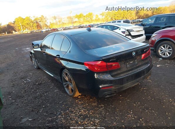WBAJS7C04LBN96772 2020 BMW 5 SERIES Black Задня ліва чверть
