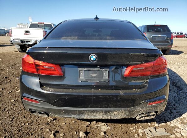 WBAJS7C04LCE49851 2020 BMW M5 Black Հետևի տեսք