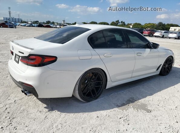 WBAJS7C05LCD82435 2020 BMW M5 White Задня права чверть