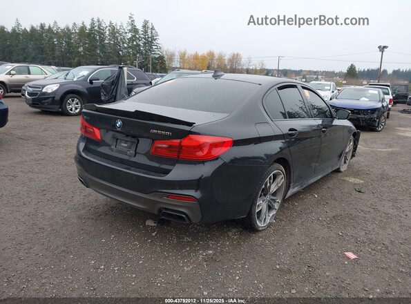 WBAJS7C09LCD47686 2020 BMW 5 SERIES Black Tył prawy