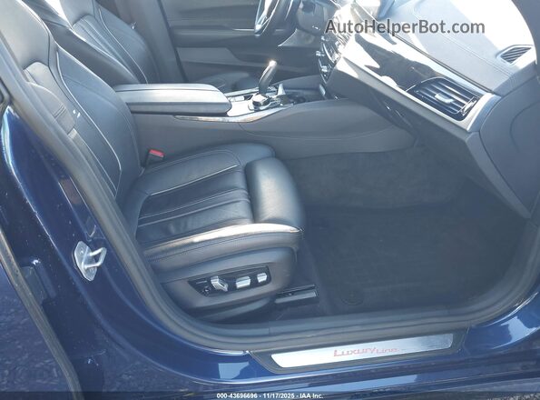 WBAJV6C52JBC99609 2018 BMW 6 SERIES Blue Vista interior delantera