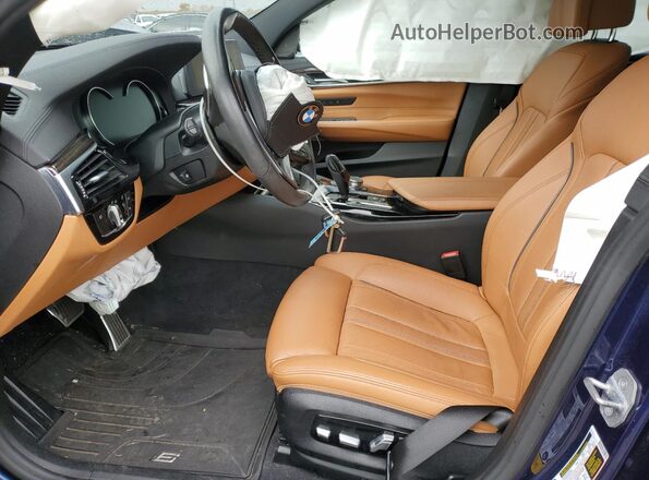 WBAJV6C52JBK07315 2018 BMW 6 SERIES Blue Vista interior delantera