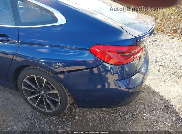 WBAJV6C52KBK08272 2019 BMW 6 SERIES Blue Front view