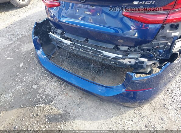 WBAJV6C52KBK08272 2019 BMW 6 SERIES Blue Instrument cluster view