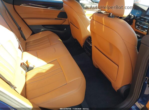 WBAJV6C52KBK08272 2019 BMW 6 SERIES Blue VIN sticker view