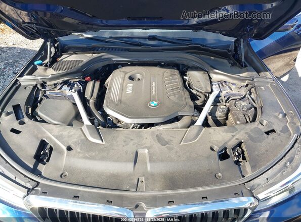 WBAJV6C52KBK08272 2019 BMW 6 SERIES Blue Rear view