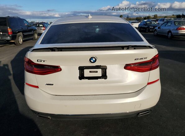 WBAJV6C53JBJ99645 2018 BMW 6 SERIES White Vista trasera