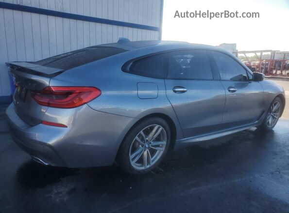 WBAJV6C53JBK07274 2018 BMW 6 SERIES Gray Trasero derecho