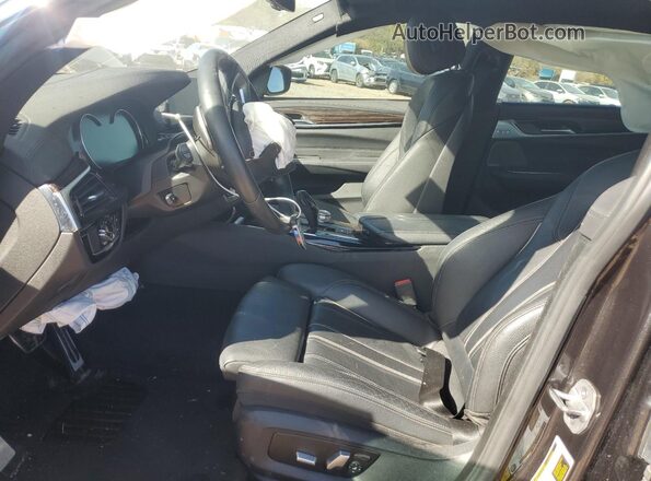 WBAJV6C55JBK07681 2018 BMW 6 SERIES Black Vista interior delantera