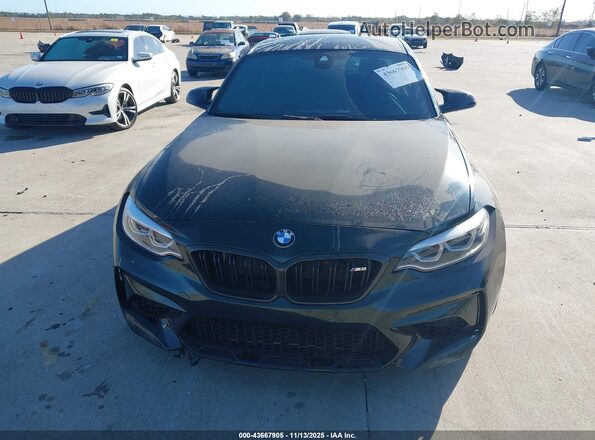 WBS2U7C00L7F87714 2020 BMW M2 Зеленый Вид спереди
