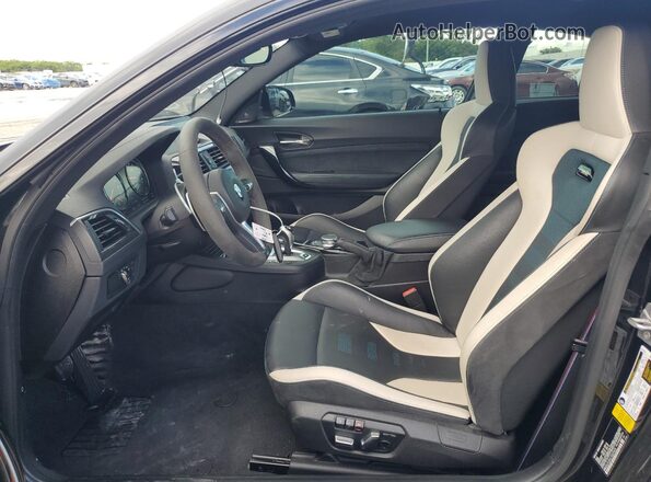 WBS2U7C01L7G27475 2020 BMW M2 Black Front interior view