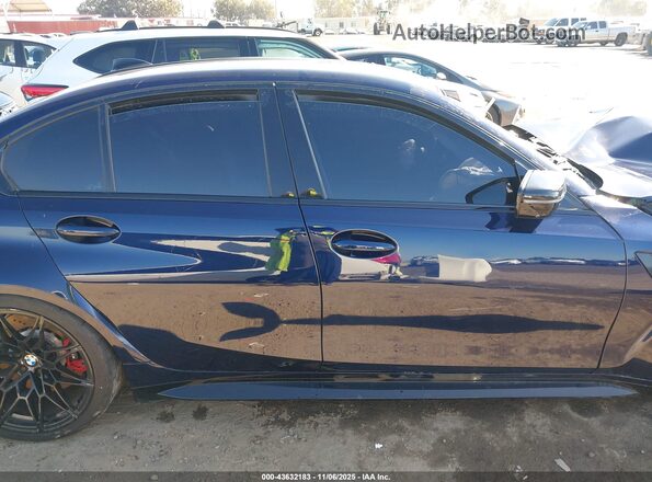 WBS33AY06MFK92022 2021 BMW M3 Blue Вид щитка приладів