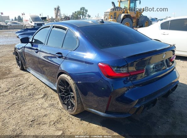 WBS33AY06MFK92022 2021 BMW M3 Blue Задня ліва чверть