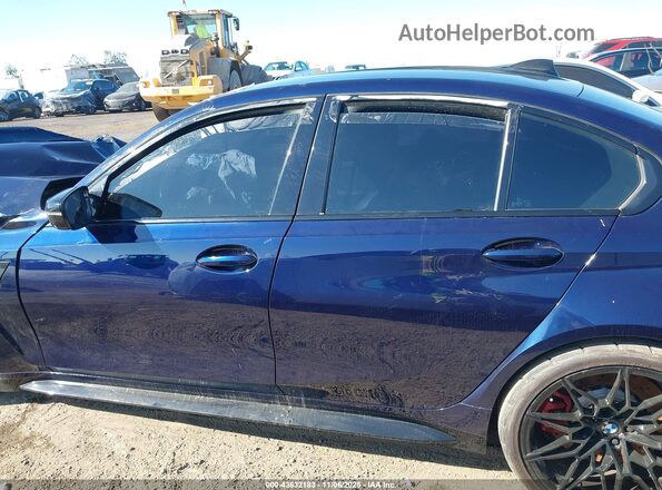 WBS33AY06MFK92022 2021 BMW M3 Blue Вид задньої частини салону