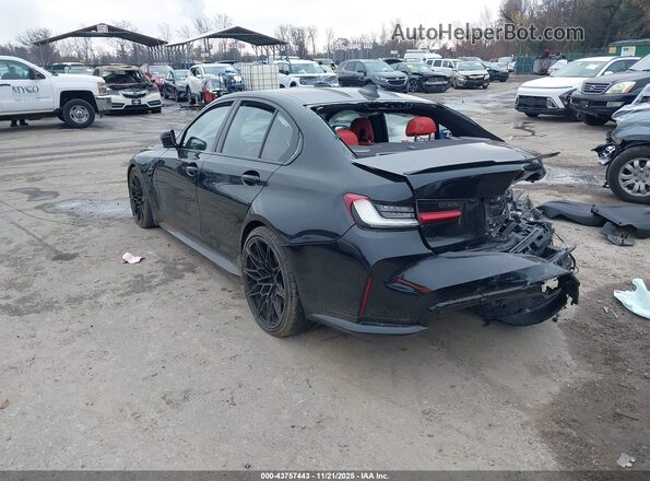 WBS33AY06MFL36424 2021 BMW M3 Black Tył lewy