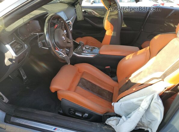 WBS33BA06PCL43895 2023 BMW M4 Серый Вид салона спереди