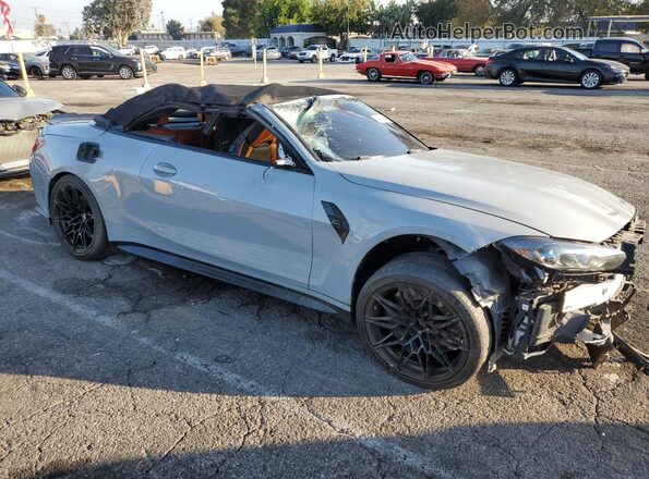 WBS33BA06PCL43895 2023 BMW M4 Серый Передняя правая четверть