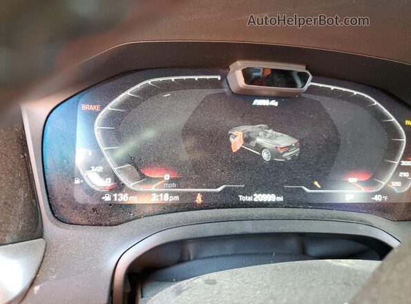 WBS33BA06PCL43895 2023 BMW M4 Серый Вид щитка приборов