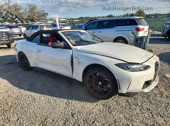 WBS33BA08PCL15192 2023 BMW M4 White Передня права чверть