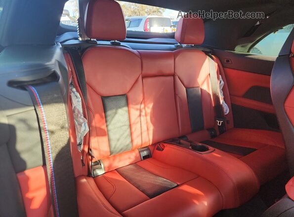 WBS33BA08PCL15192 2023 BMW M4 White Вид задніх сидінь