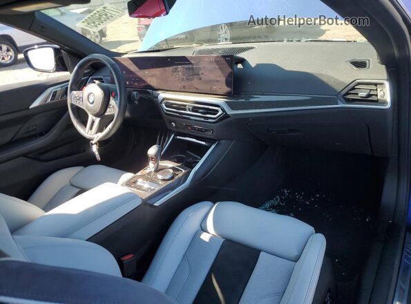 WBS33BA08RCP68750 2024 BMW M4 Blue წინა პანელის ხედი