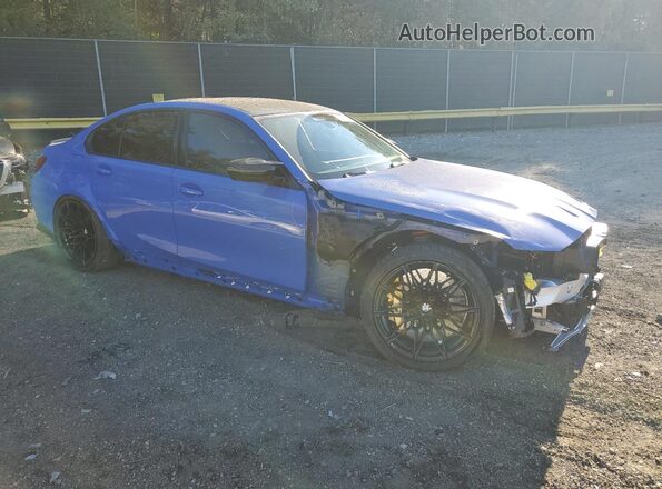 WBS33HJ03SFU84644 2025 BMW M3 Blue Przód prawy