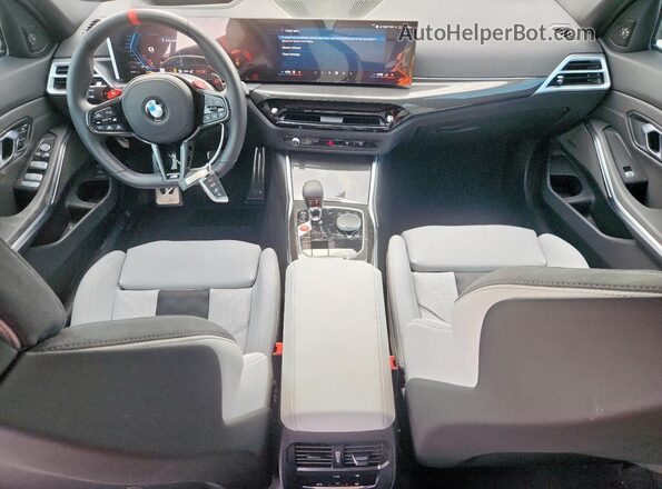 WBS33HJ09SFV05433 2025 BMW M3 Charcoal Dashboard view
