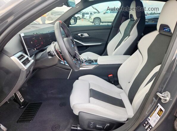 WBS33HJ09SFV05433 2025 BMW M3 Charcoal Front interior view