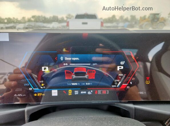 WBS33HJ09SFV05433 2025 BMW M3 Charcoal Instrument cluster view