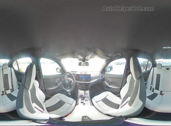 WBS33HJ09SFV05433 2025 BMW M3 Charcoal 360 interior view