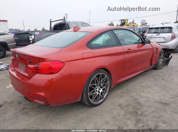 WBS3R9C52HK708936 2017 BMW M4 Red Tył prawy