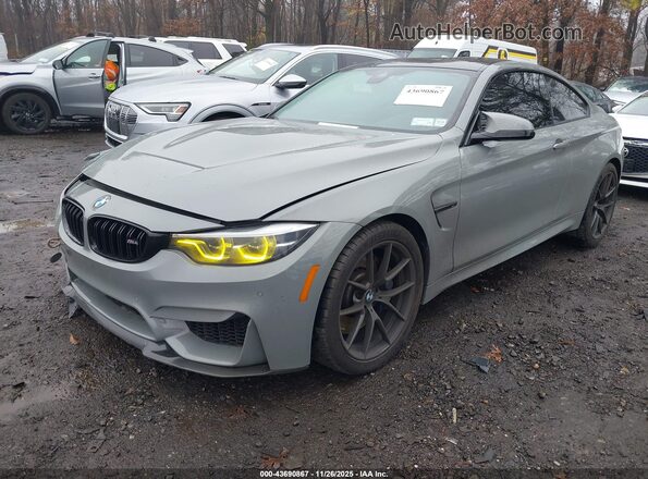 WBS3S7C5XKAC09472 2019 BMW M4 Gray Առջևի ձախ երեք քառորդ տեսարան