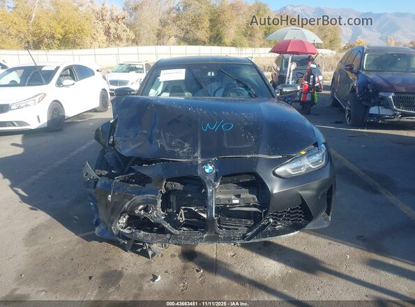 WBS43AY03NFL78796 2022 BMW M3 Black Вид щитка приладів